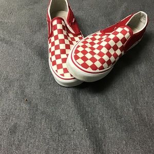 red checker vans